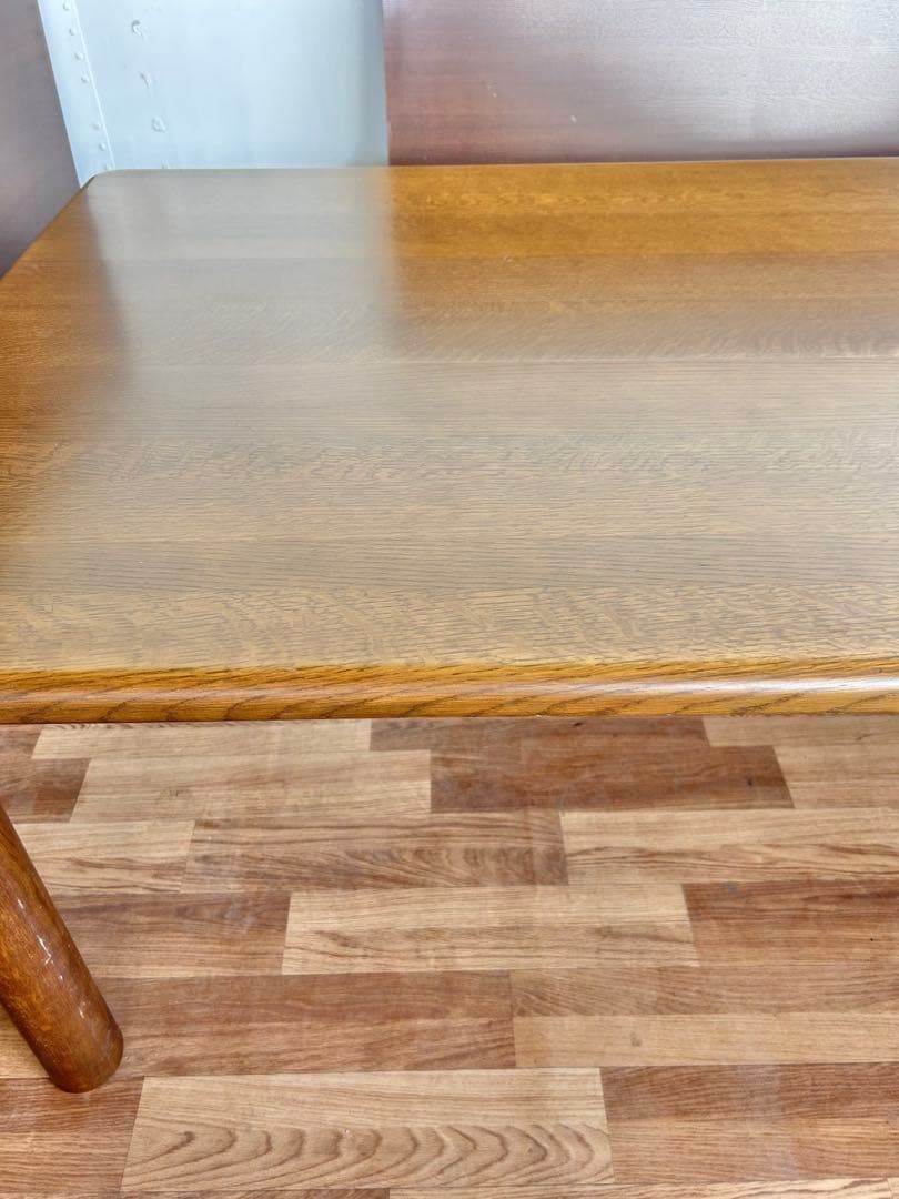 721 タモ材 ダイニングテーブル 大型 200cm 北欧 ナチュラル　超美品