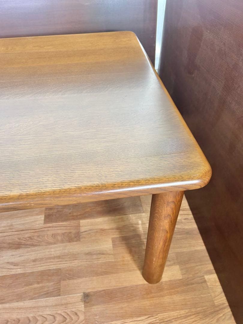 721 タモ材 ダイニングテーブル 大型 200cm 北欧 ナチュラル　超美品