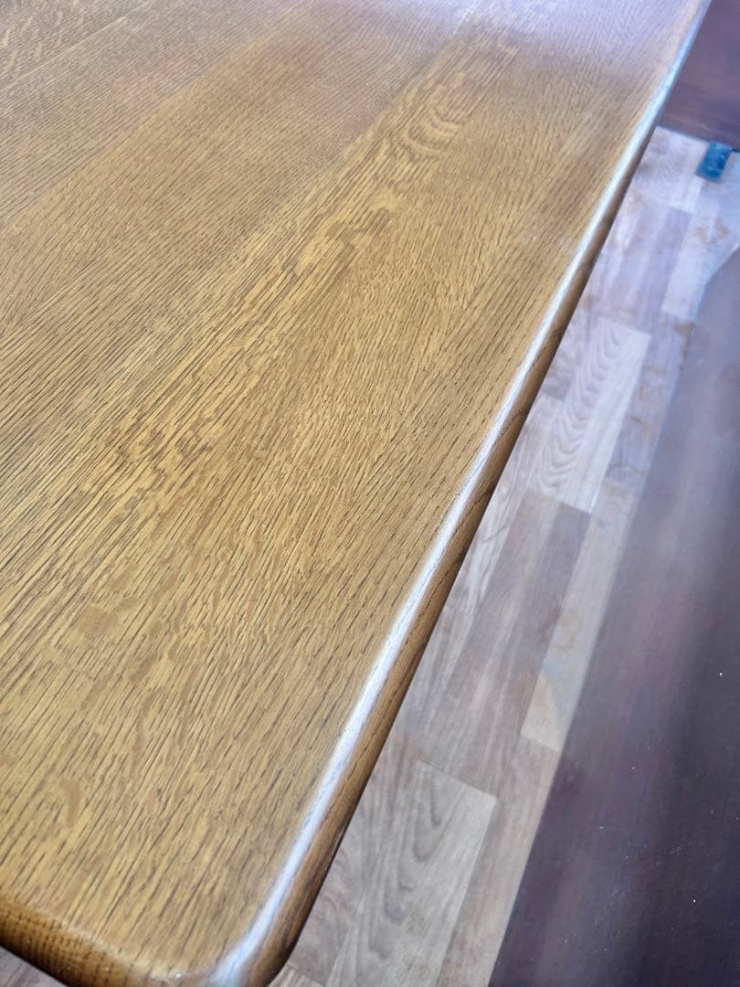 721 タモ材 ダイニングテーブル 大型 200cm 北欧 ナチュラル　超美品