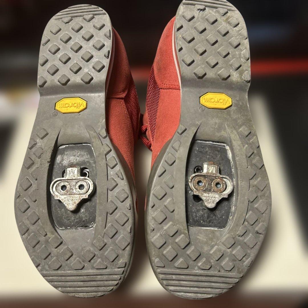 GIRO ビンディングシューズSpd ペダル金具付きサイズ25cm