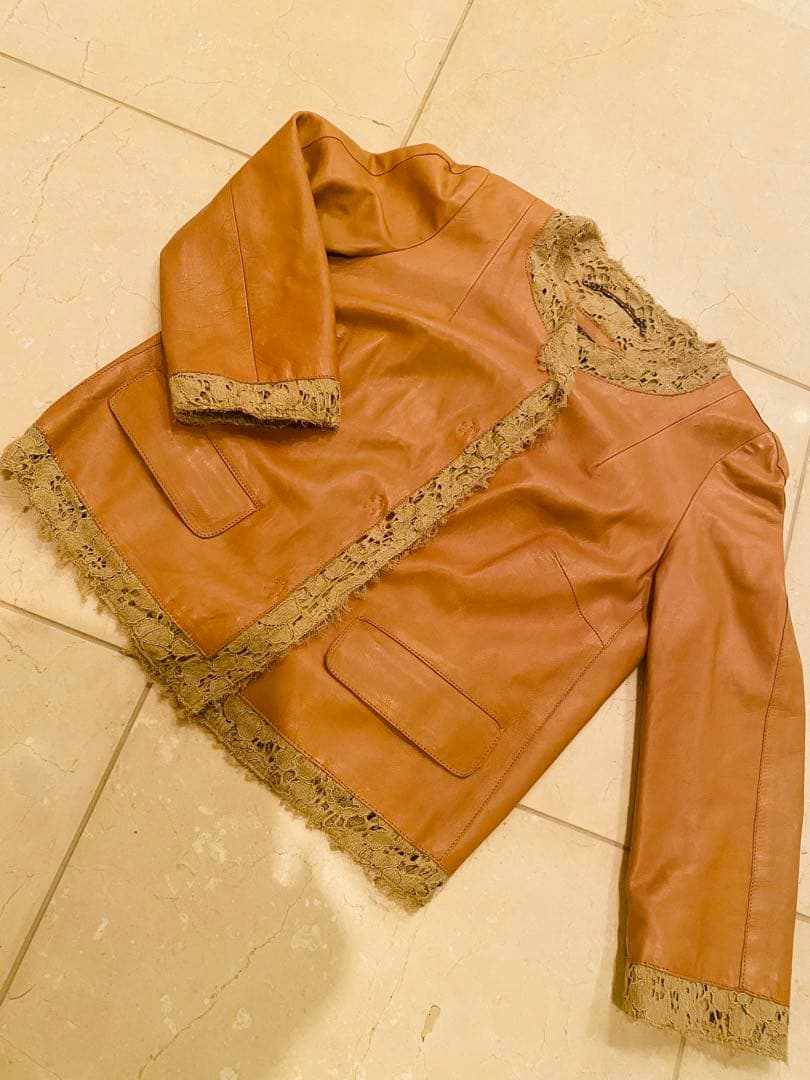 ドルチェ&ガッバーナ レザージャケット 36サイズ