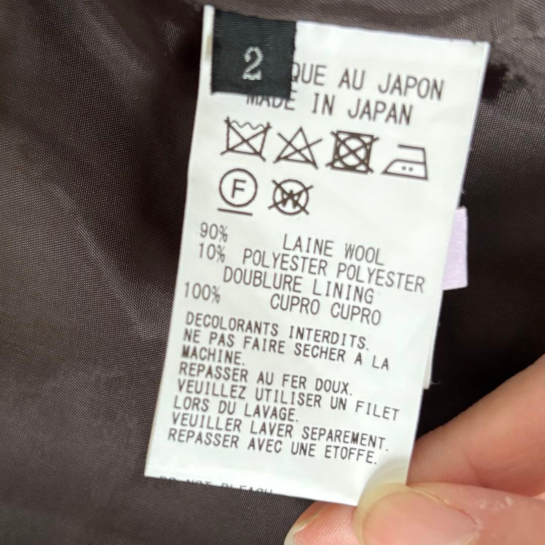 ワイズ　チェスターコート　ロング　ウール　ヨウジヤマモト　ブラウン　茶色　２