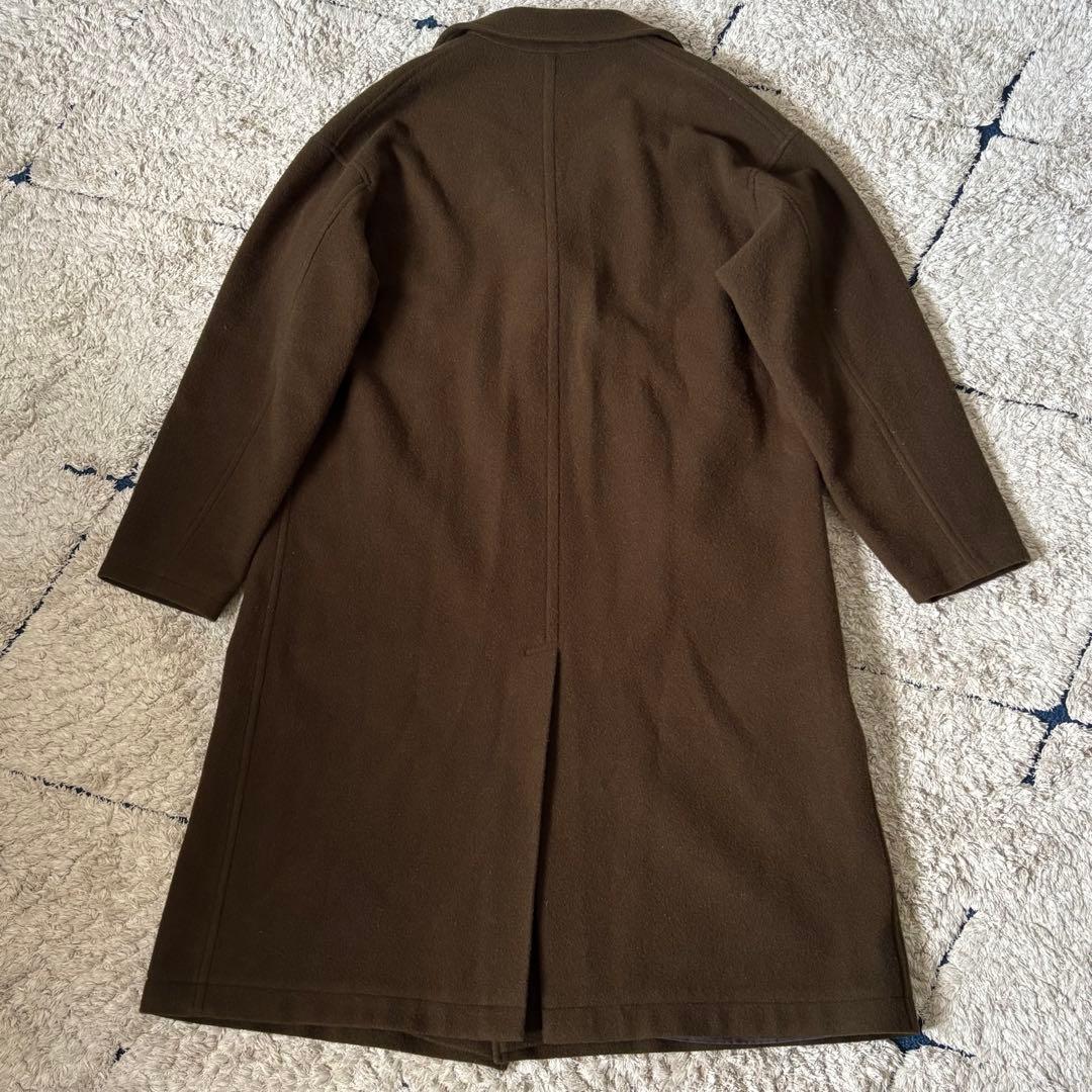 ワイズ　チェスターコート　ロング　ウール　ヨウジヤマモト　ブラウン　茶色　２