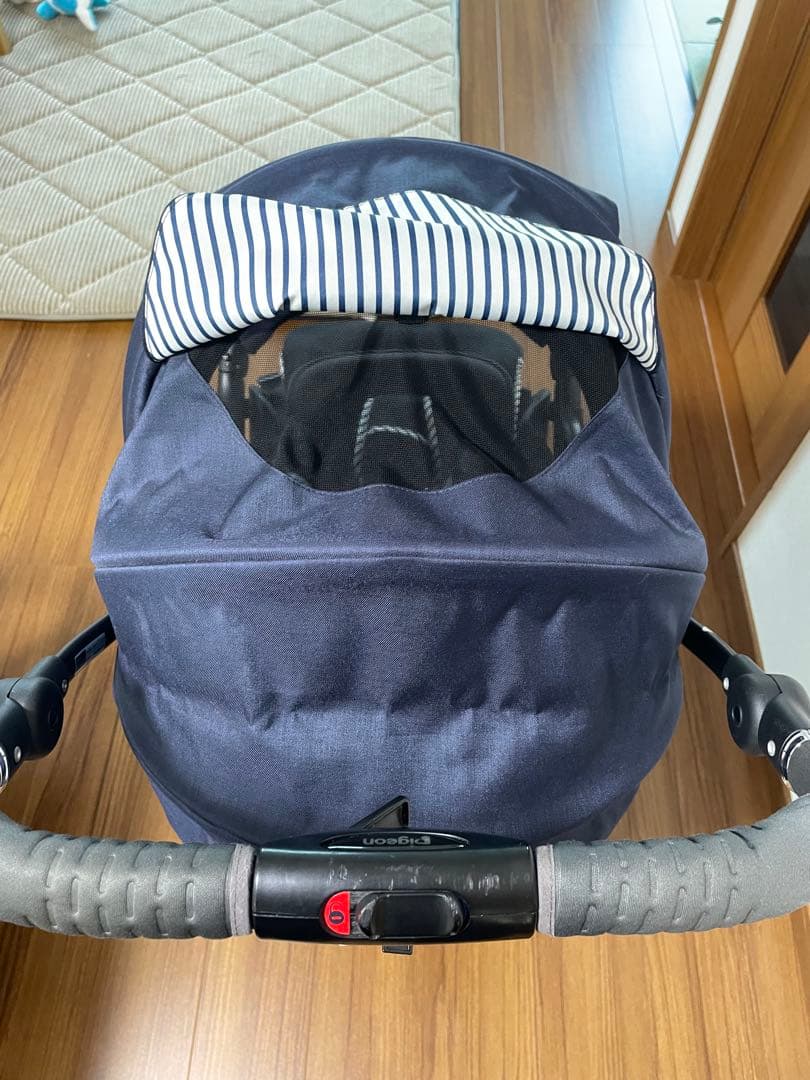【ゆきうさぎ】Pigeon ランフィリノン RB0L ネイビー ベビーカー