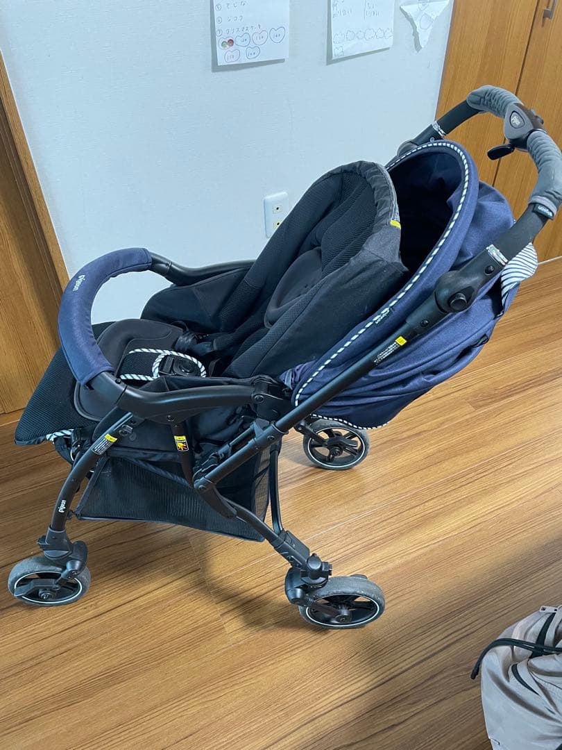 【ゆきうさぎ】Pigeon ランフィリノン RB0L ネイビー ベビーカー