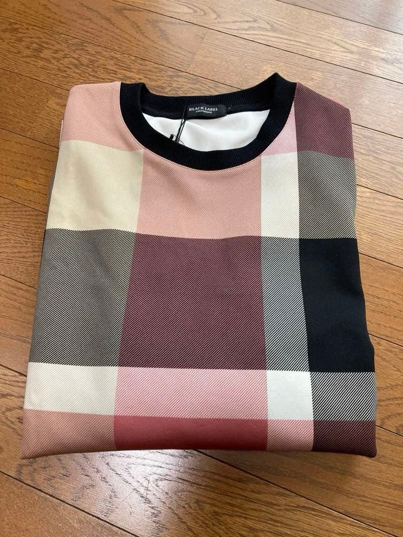 ブラックレーベルクレストブリッジ　チェック柄 長袖カットソー 【新品・未使用品】