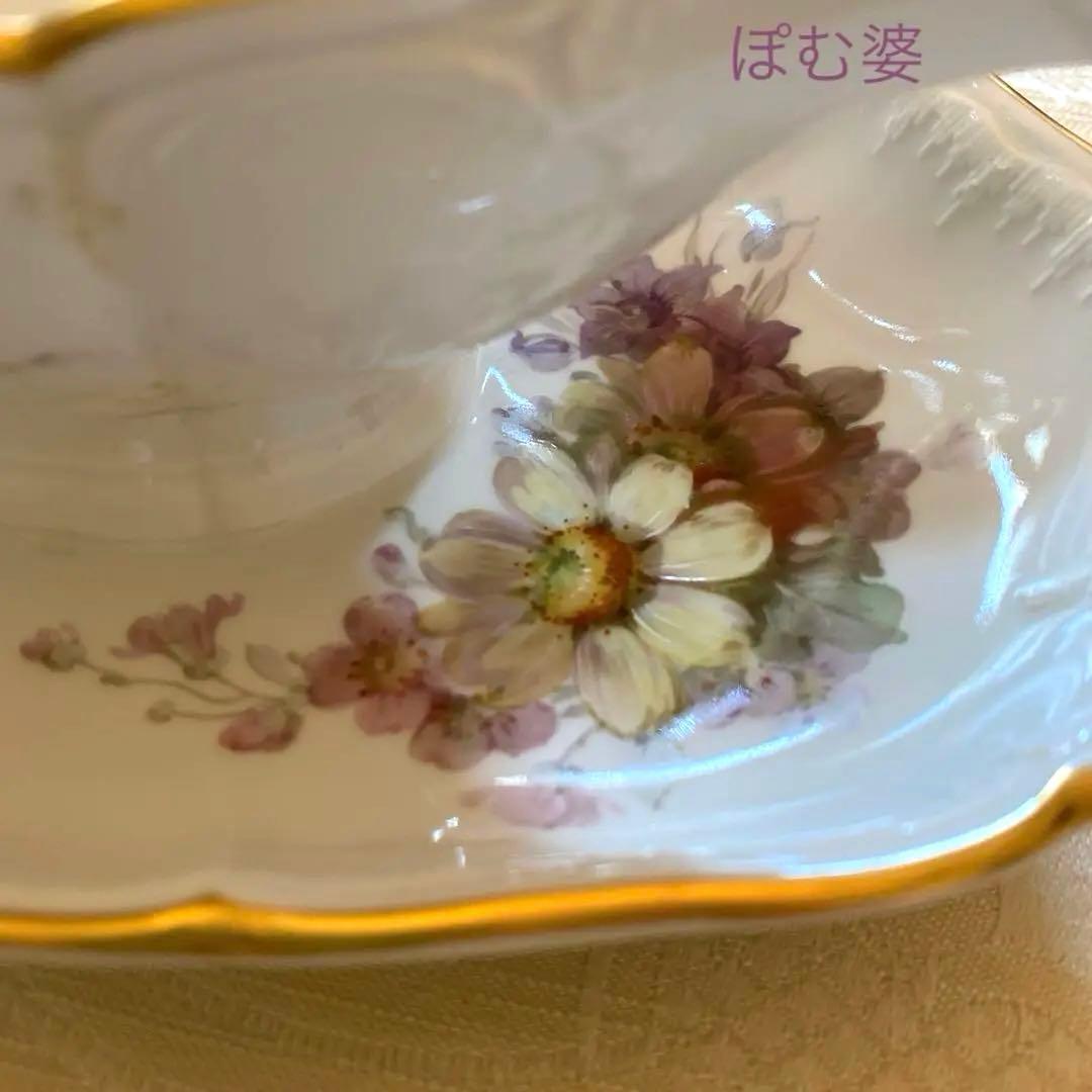 【KPMベルリン】レリーフ／ソースボート＆レードル／「印象派 印象主義 絵付」