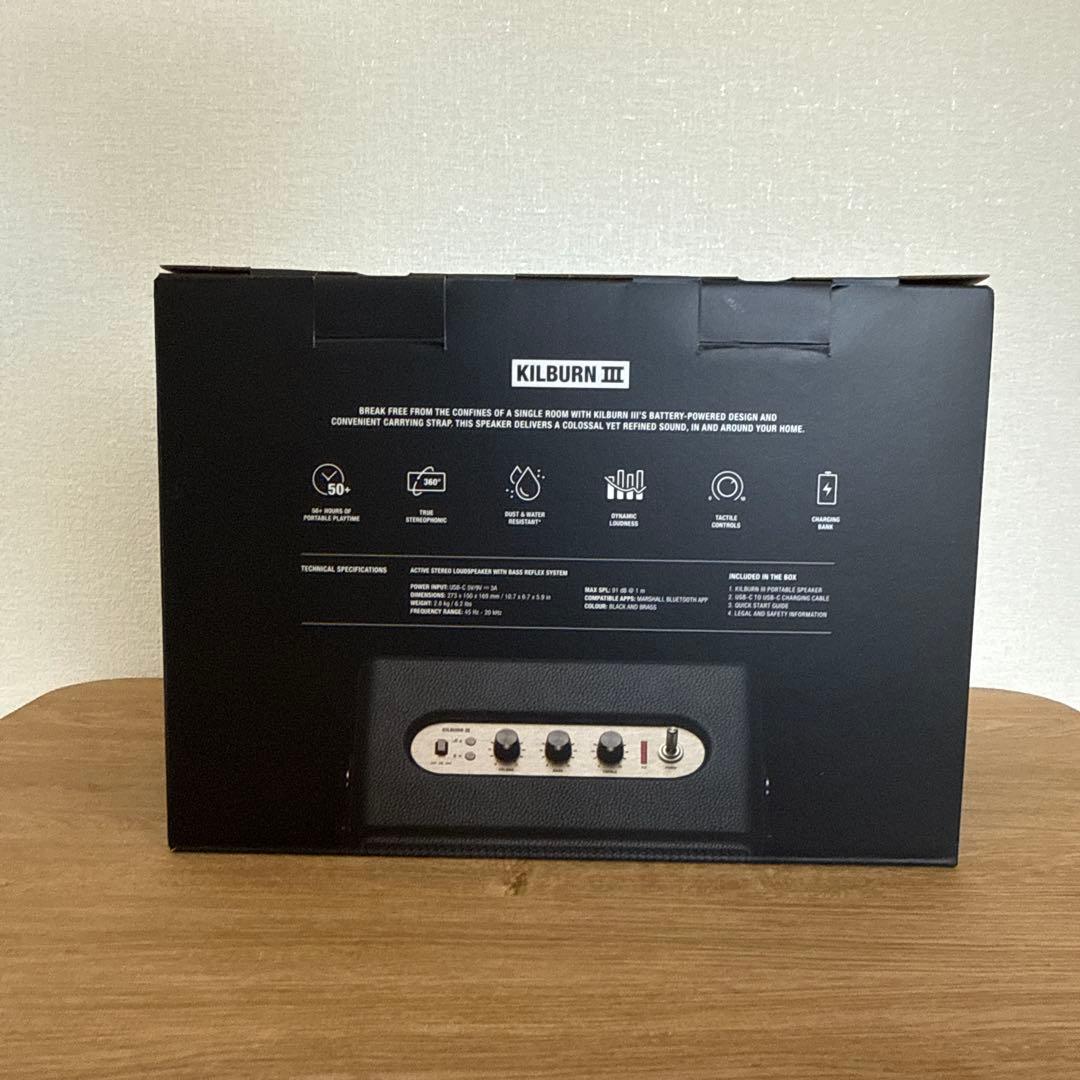 【2025新作｜使用数時間】Marshall「KILBURN Ⅲ」スピーカー