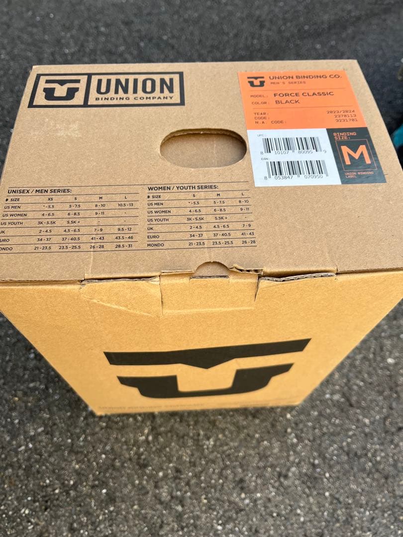 UNION classic FORCE M ブラック　ユニオンフォース