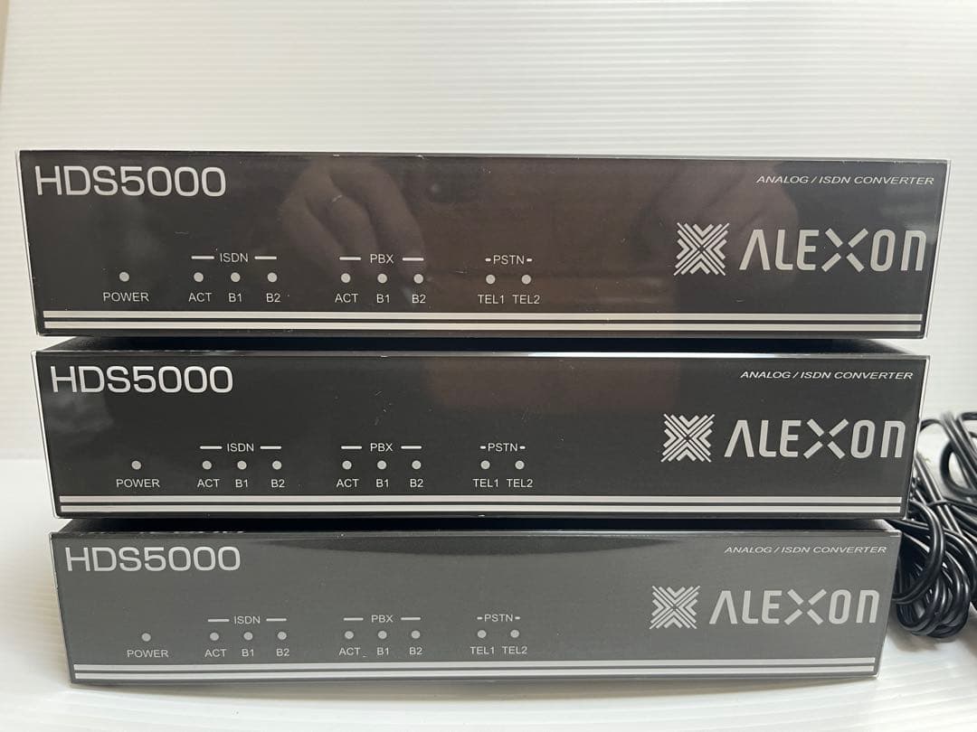 ALEXON HDS5000 アレクソン ひかり電話 収納 通電確認