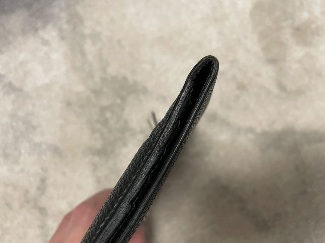 HERMES エルメス　ドゴンロング　長財布　レザー　ネイビー　男女兼用