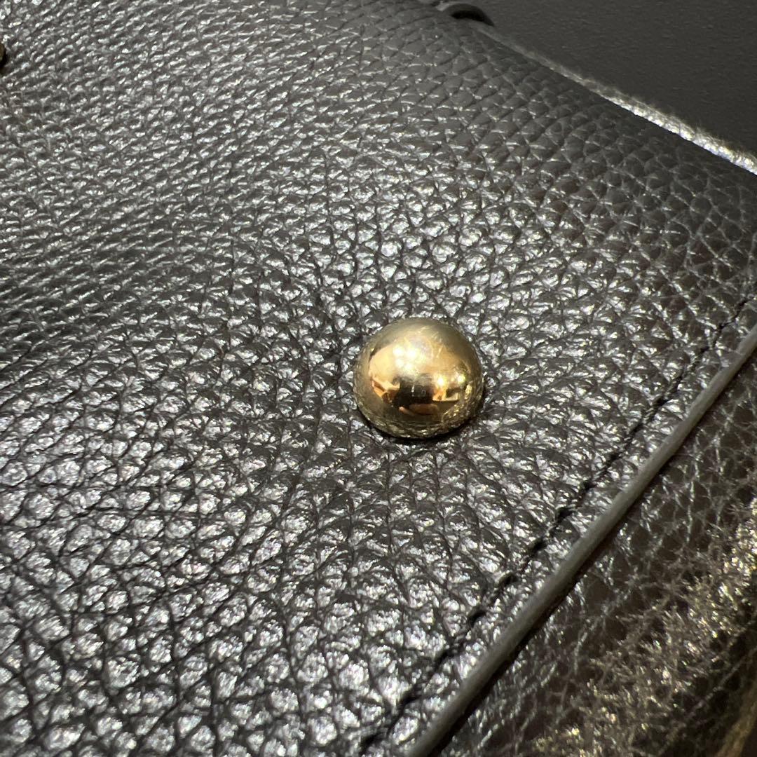 BARNEYS NEW YORK 黒レザートートバッグ