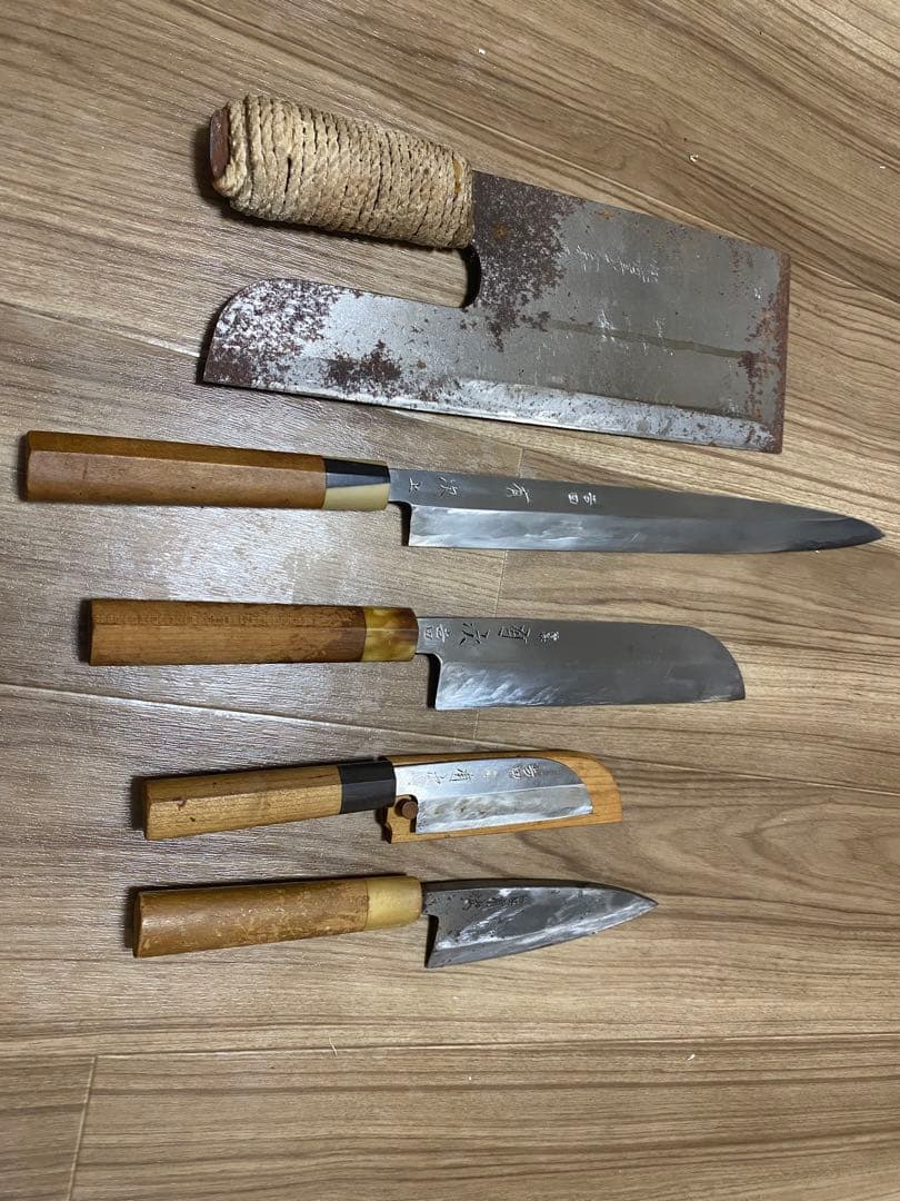 有次　セット包丁　蕎麦包丁