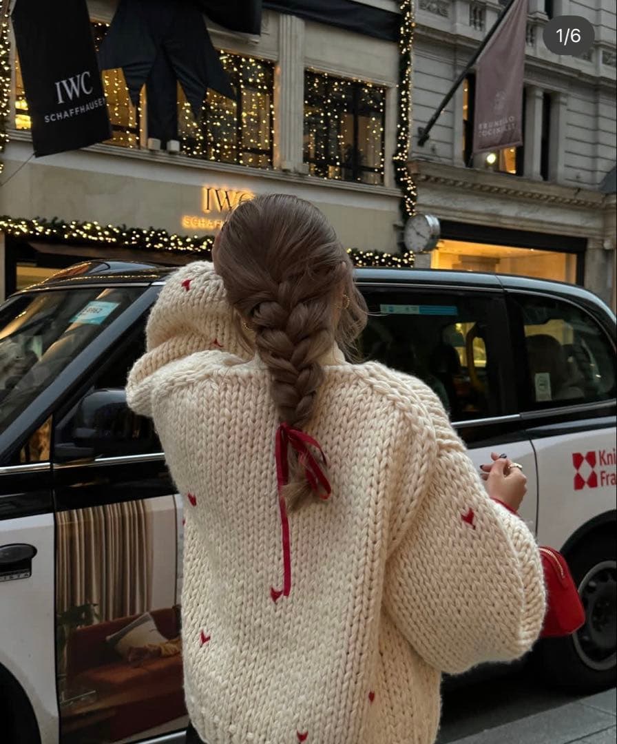 THETOE ハートカーディガン　クリスマスボックス