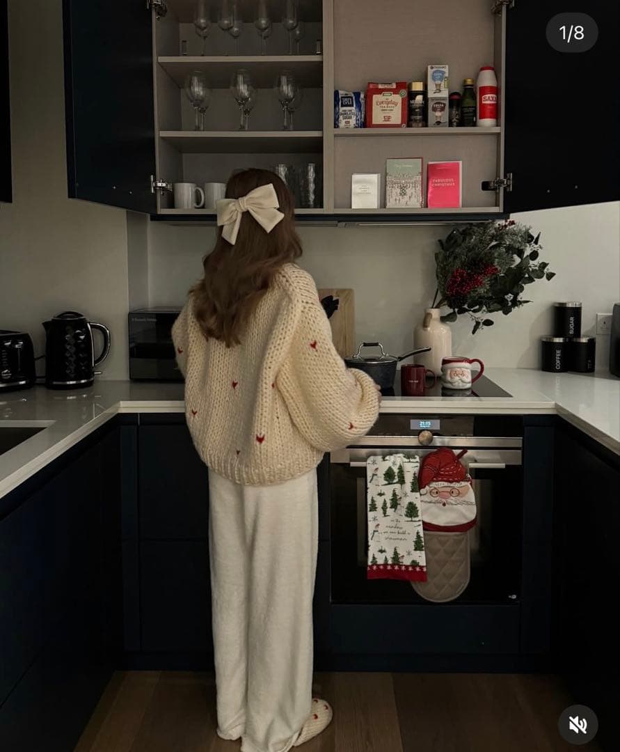 THETOE ハートカーディガン　クリスマスボックス