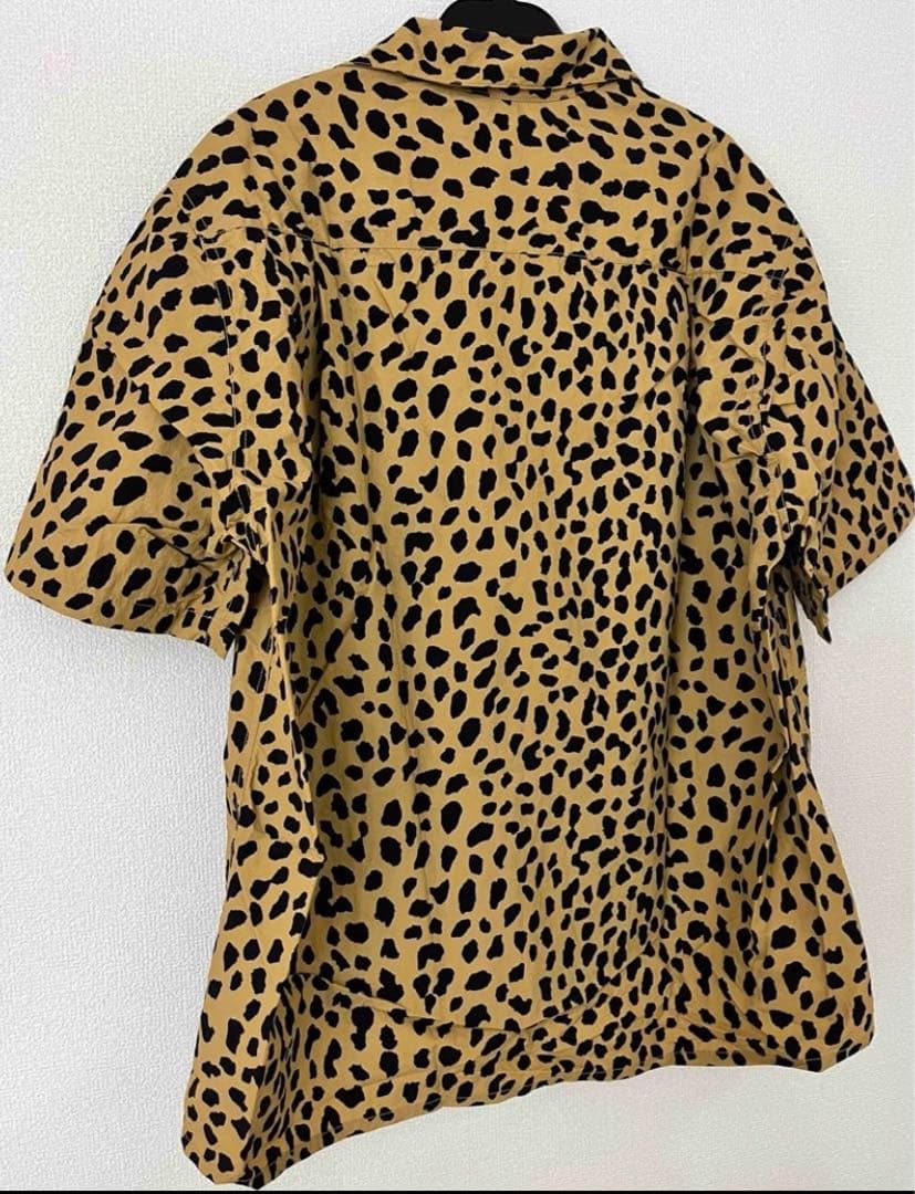 新品　ワコマリア　グラミチ　レオパード　オープンカラー　半袖シャツ　豹柄　M