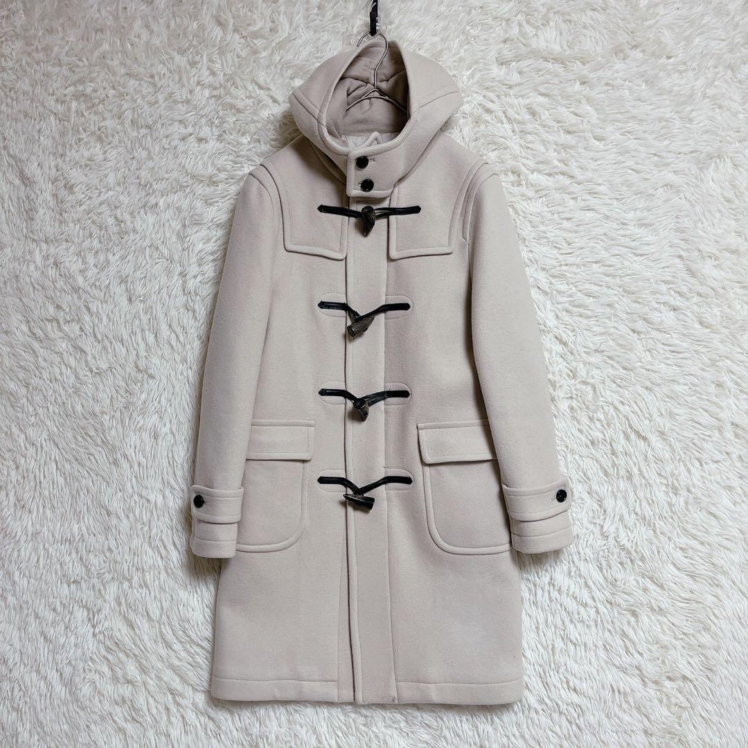 【ESTNATION】ダッフルコート (M) 羊毛 カシミヤ混 ロング丈