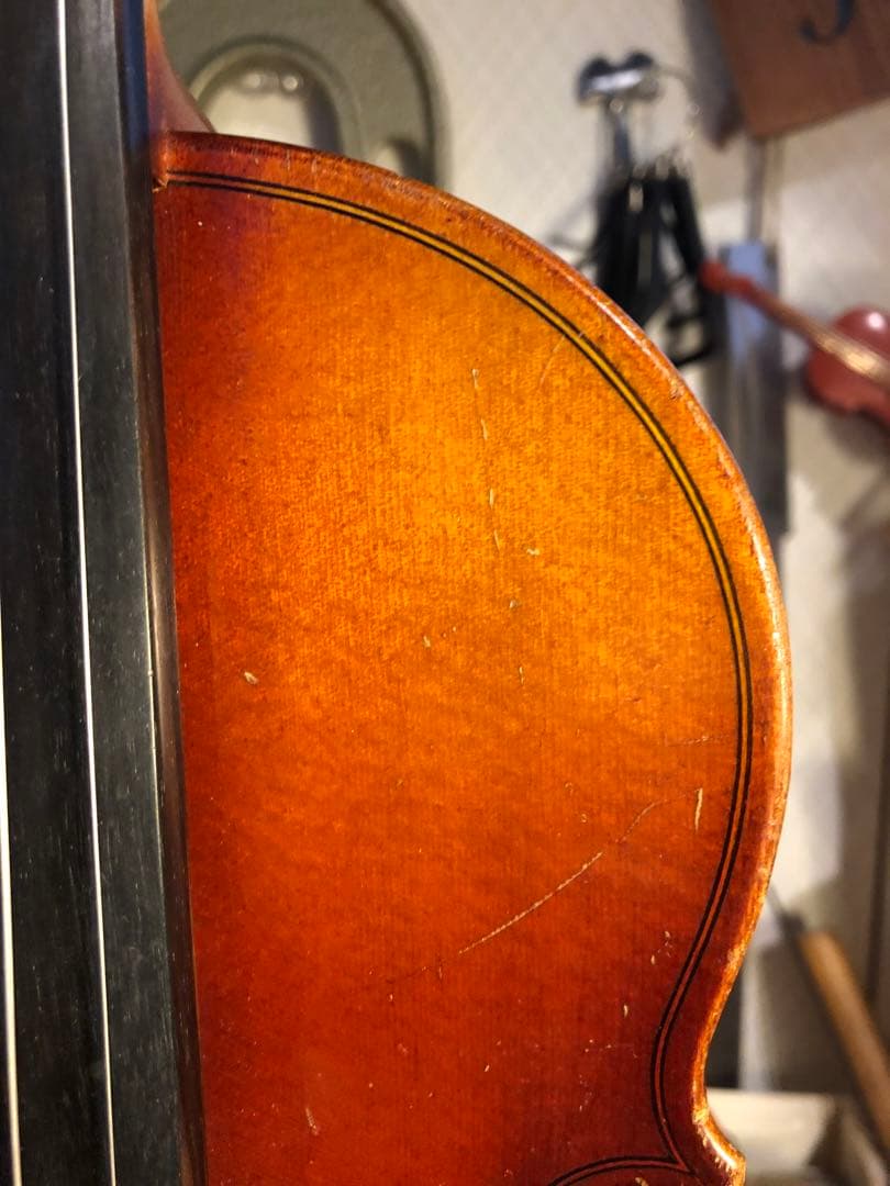 【駒&魂柱調整済】Suzuki分数バイオリンNo300 1/2 1987