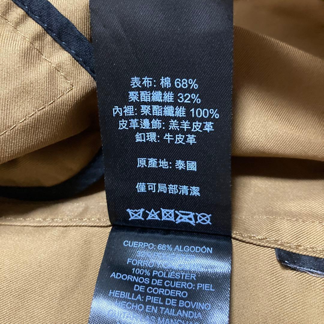 極美品　coach コーチ　トレンチコート　ベージュ　ベルト　XS