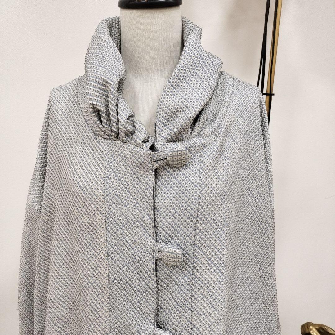 着物リメイク　リバーシブル　 ロングコート