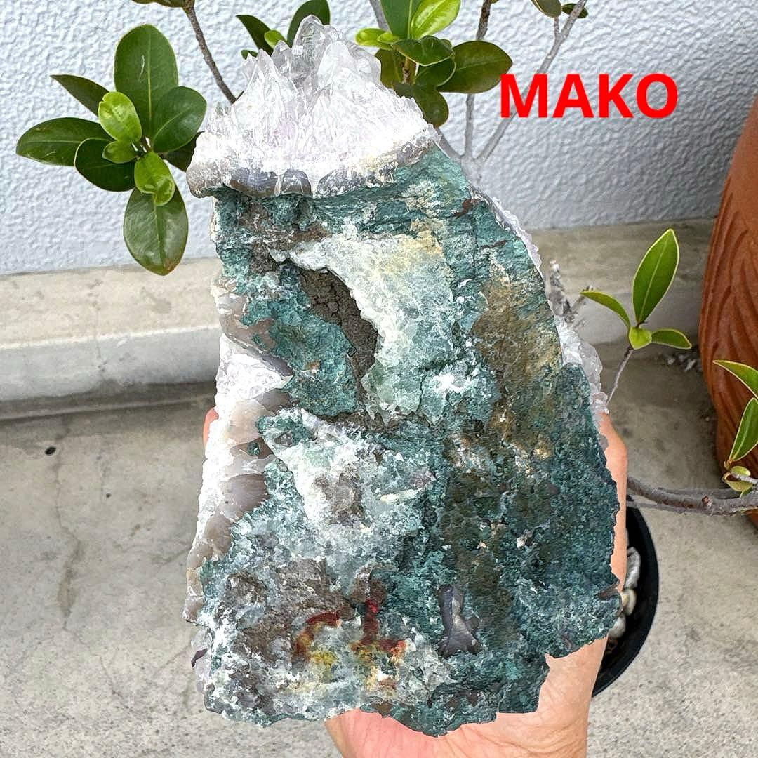 M1676☆アメジストクラスター2.2Kg☆天然石　原石☆N50405-A