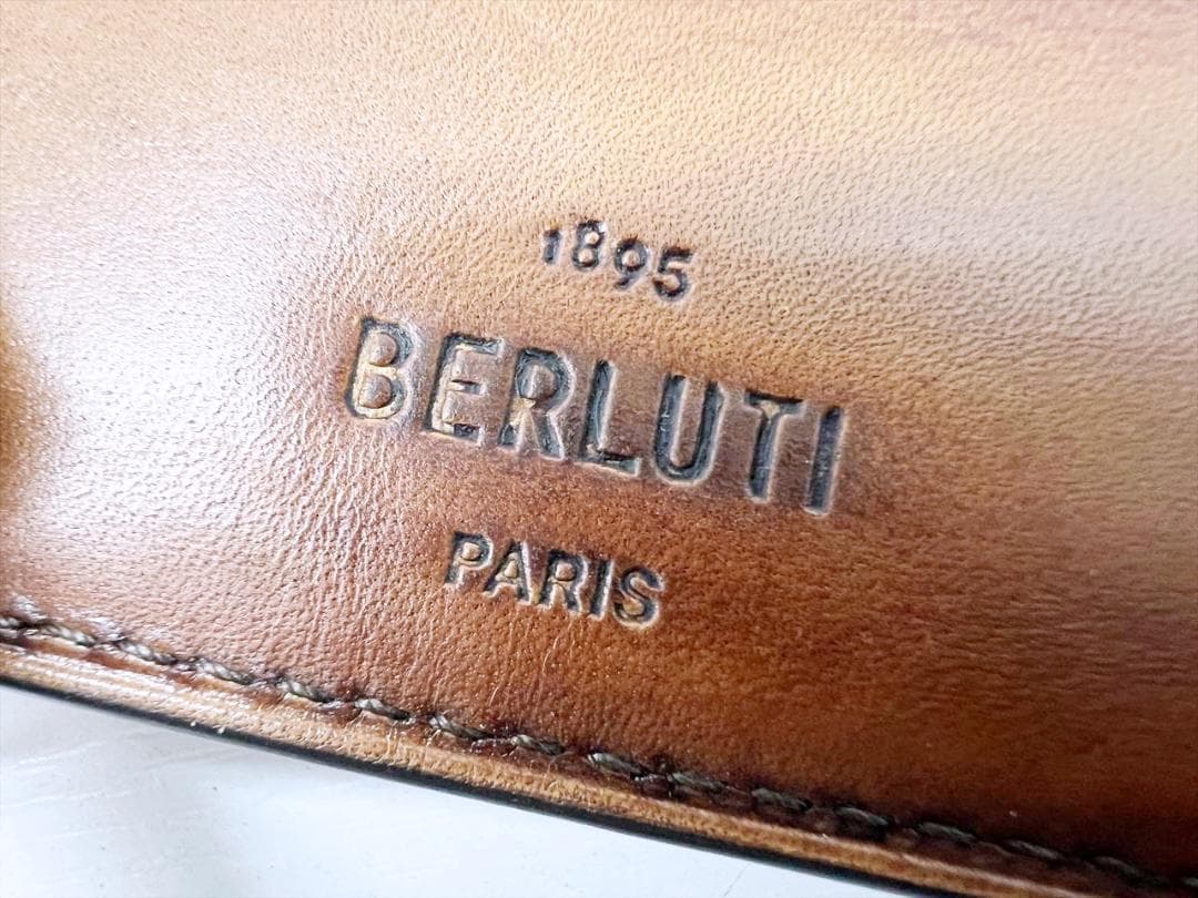 Berluti　ベルルッティ　アッサオ　スクリットレザー　マネークリップ