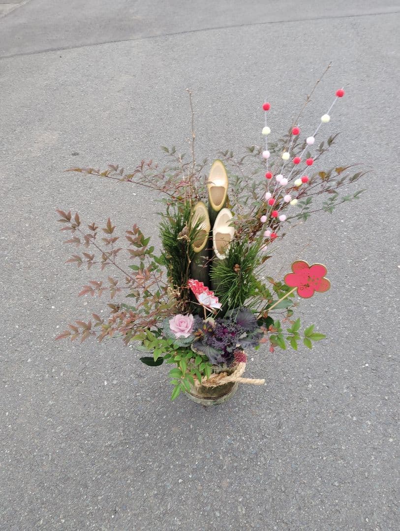 伝統的な門松・2個