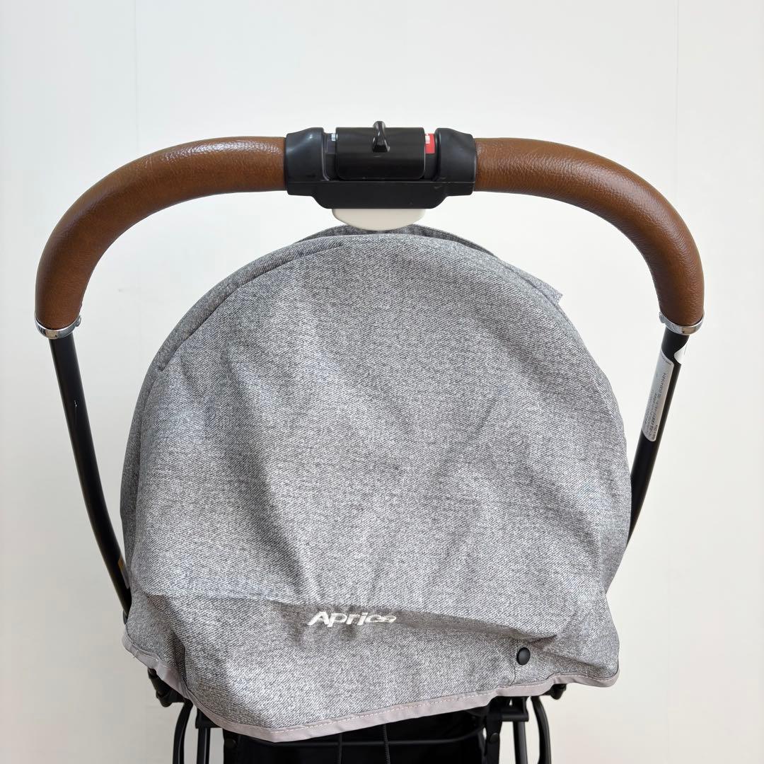 【美品】　Aprica アップリカ ラクーナクッション ベビーカー　グレー