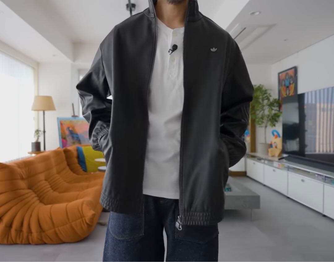 プレザー ファイヤーバード オーバーサイズ トラックトップ アディダス