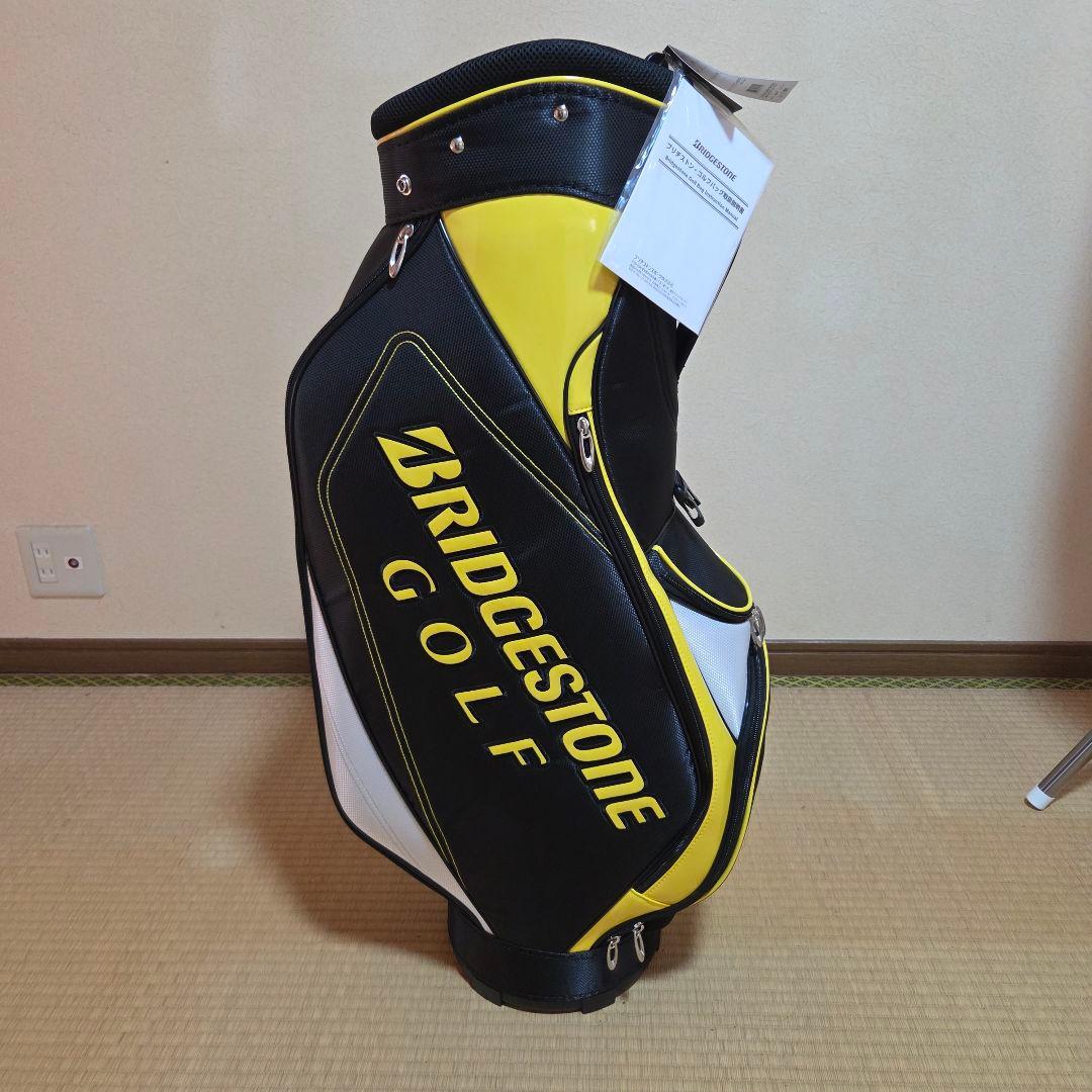 新品　BRIDGESTONE GOLF キャディバッグ ブラック/イエロー