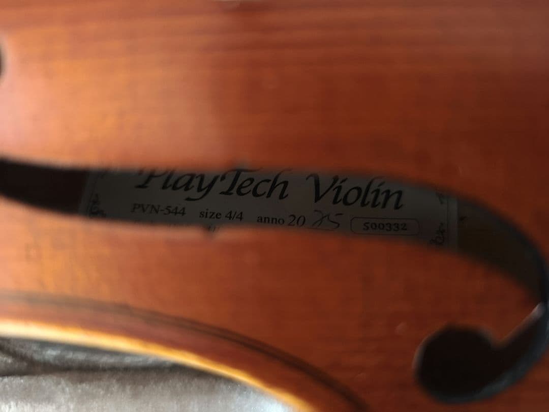 PVN544 アウトフィットバイオリンセット 4/4 ファインチューンペグ