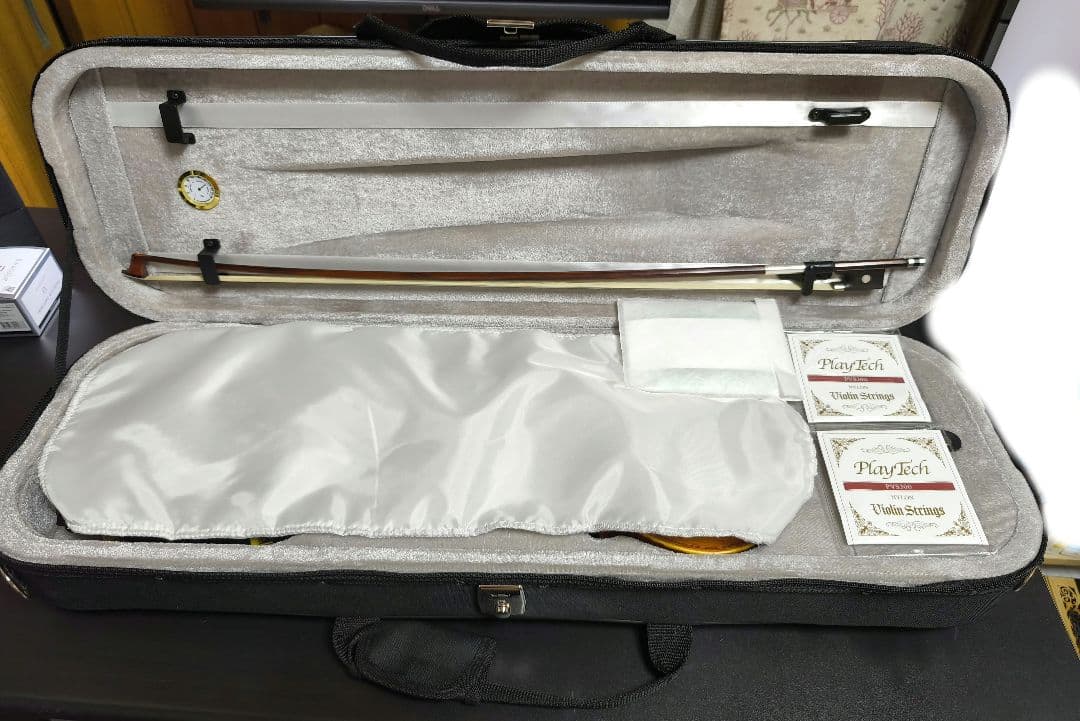 PVN544 アウトフィットバイオリンセット 4/4 ファインチューンペグ
