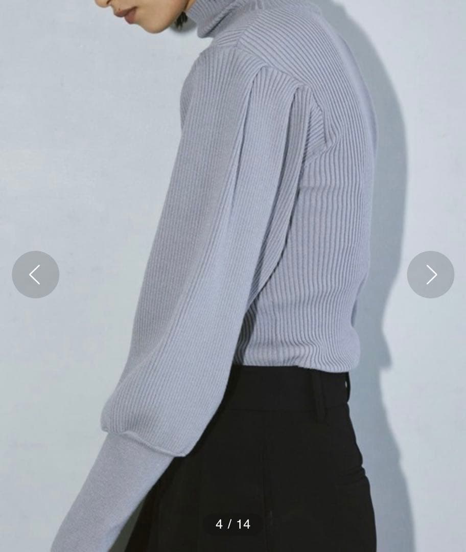TODAYFUL トゥデイフル Puffsleeve Rib Knit 新品