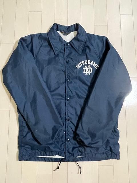 70's Champion NOTRE DAME コーチジャケット USA製