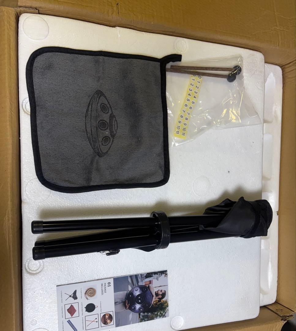 傷あり　432Hz 9ノート ハンドパン スティールパン　スチールドラム　ドラム