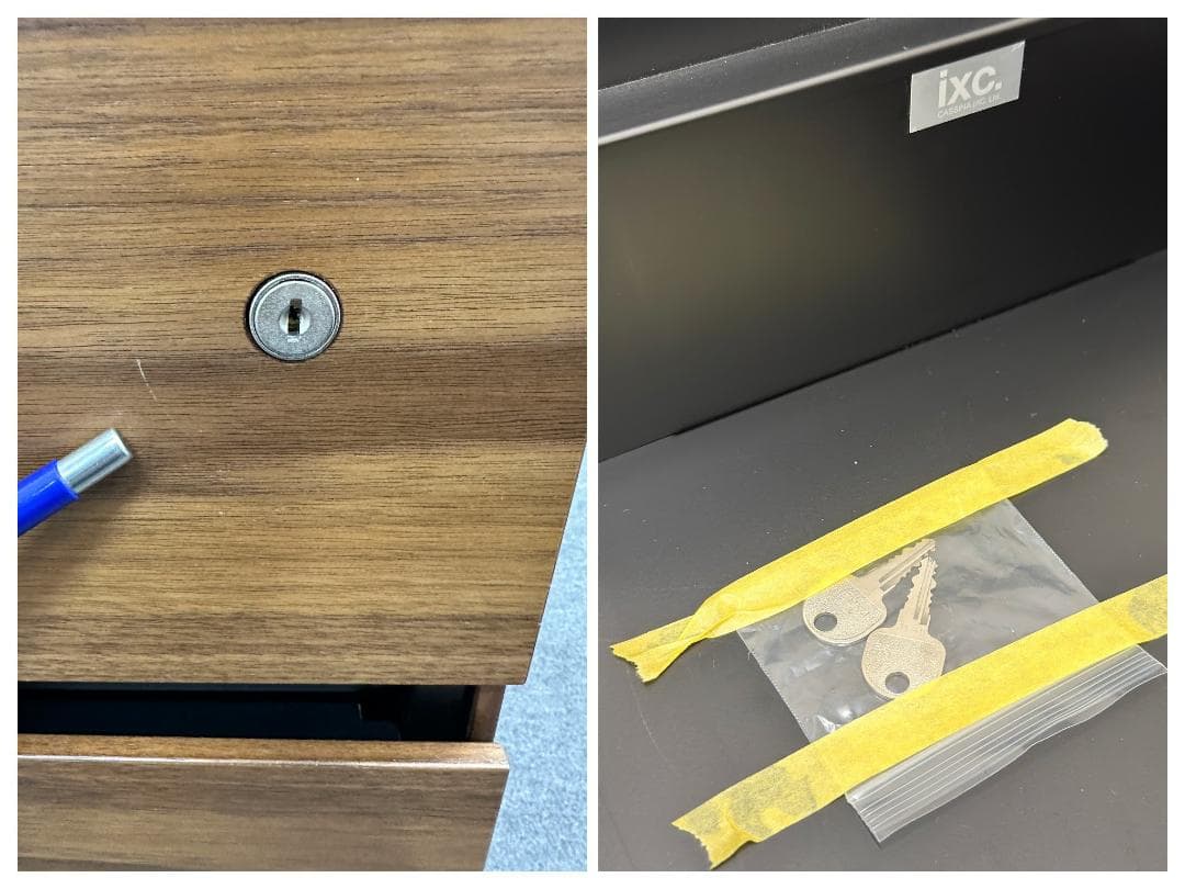 ■Cassina ixc.■ブロード　ドロアー　鍵付き　デスクワゴン　袖机　脇机