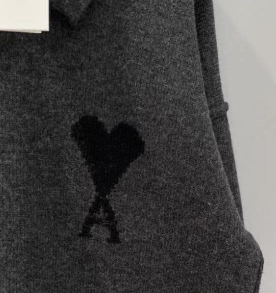 ✨新品✨Ami Paris ポロニットグレー M