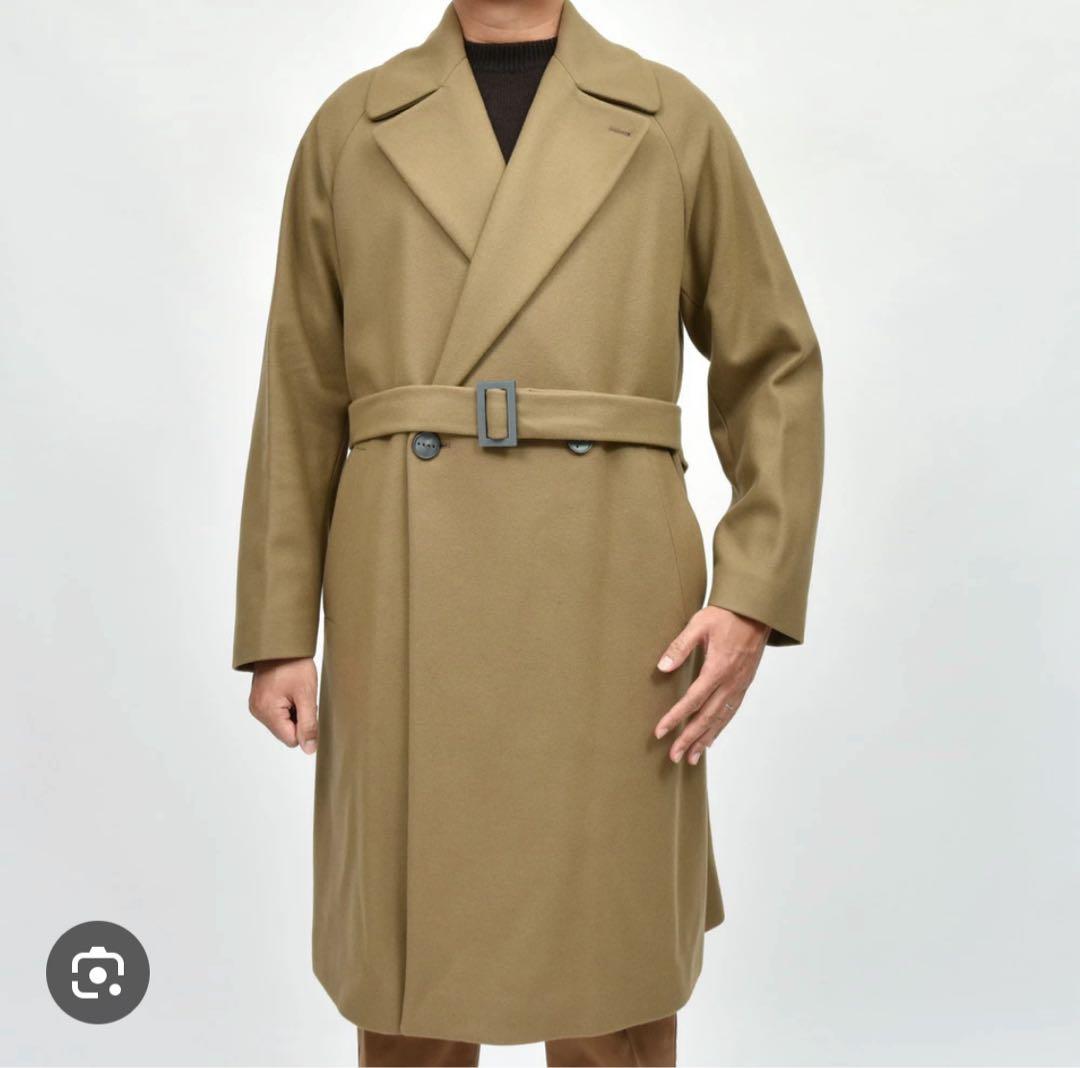 Hevo BRINDISIダブルコート キャメル　ベージュ46