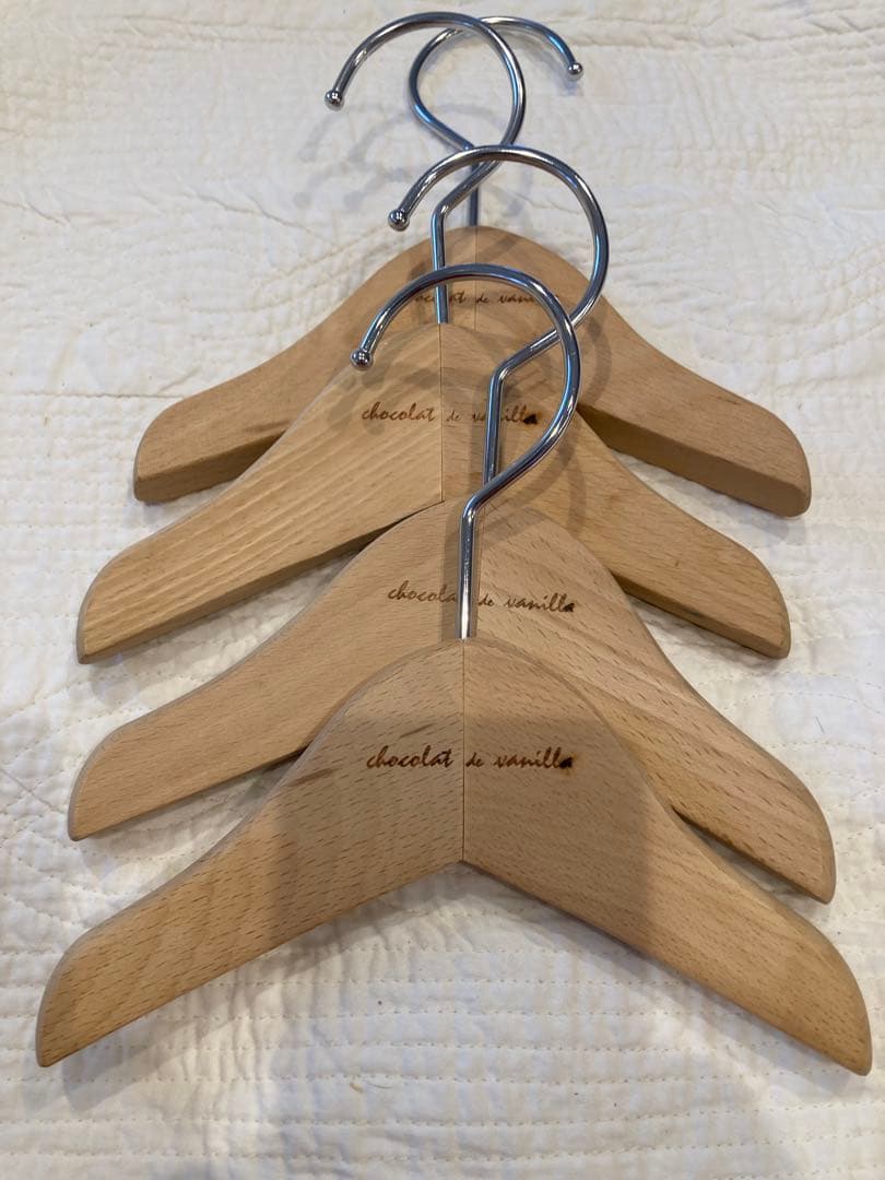 レア アトリエジジ ハンガー ６本 chocolat de vanilla