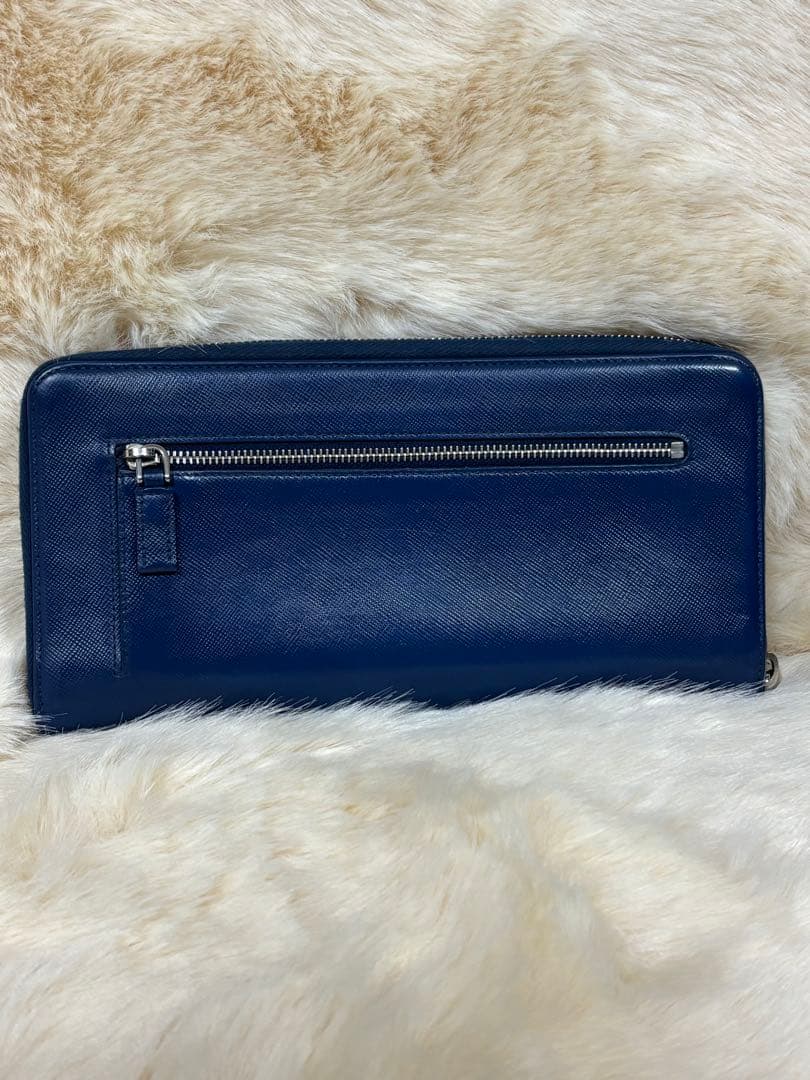 佐*大様 【美品】✨PRADA プラダ　サフィアーノレザー　ラウンドジップ　オー