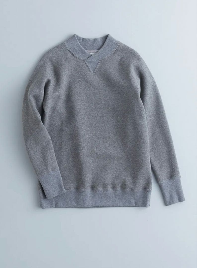 アトリエナルセ　コットンモックネックスウェット　atelier naruse