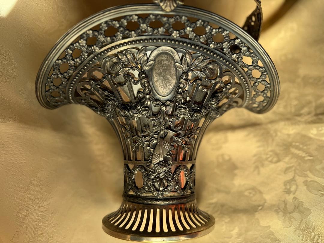 花器　アンティーク　WMF 1909年　ドイツ製　フランス輸出用　特別モデル