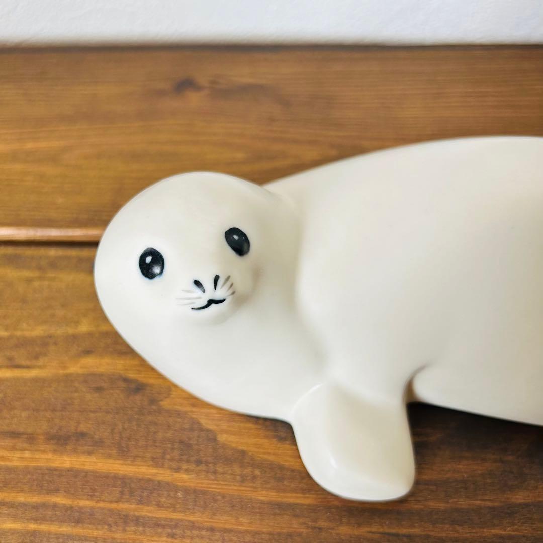 アラビア　WWF リルモア・マンネルハイム 可愛らしいアザラシ 1984年