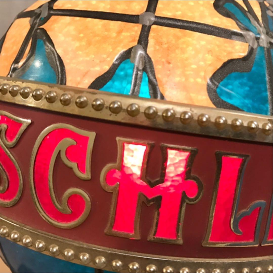 アメリカ直輸入 シュリッツビール ビンテージ グローブライト サイン バー パブ