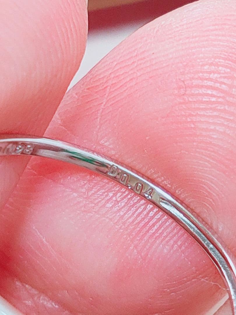 未使用品 pt900 天然ターコイズ ダイヤモンド リング