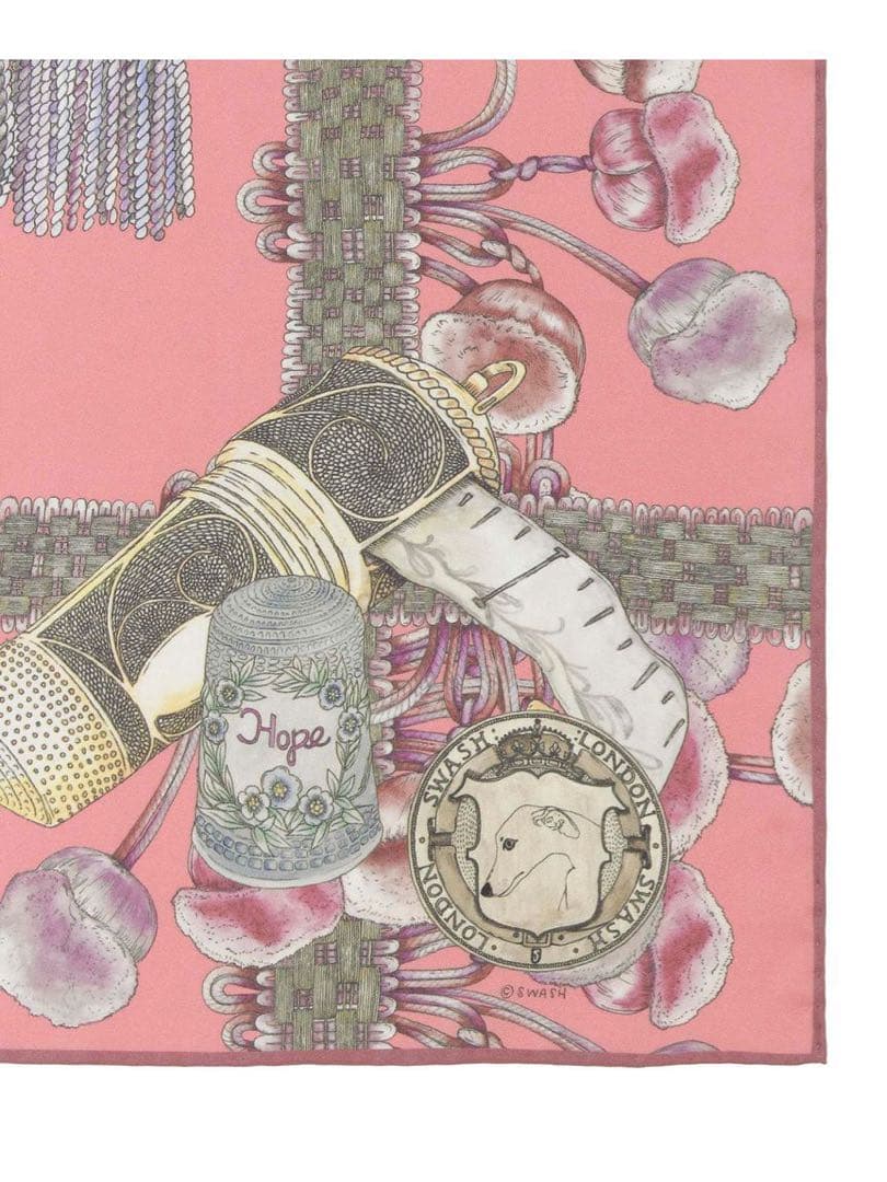 み　スカーフ　スウォッシュロンドン(SWASH LONDON) ピンク