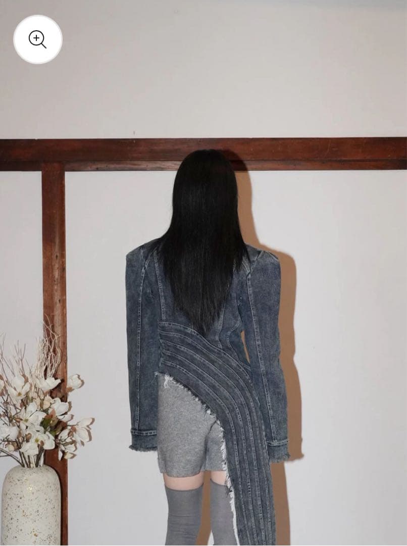 〖☁〗IHATEEIGHT Running is on meデニムワンピ