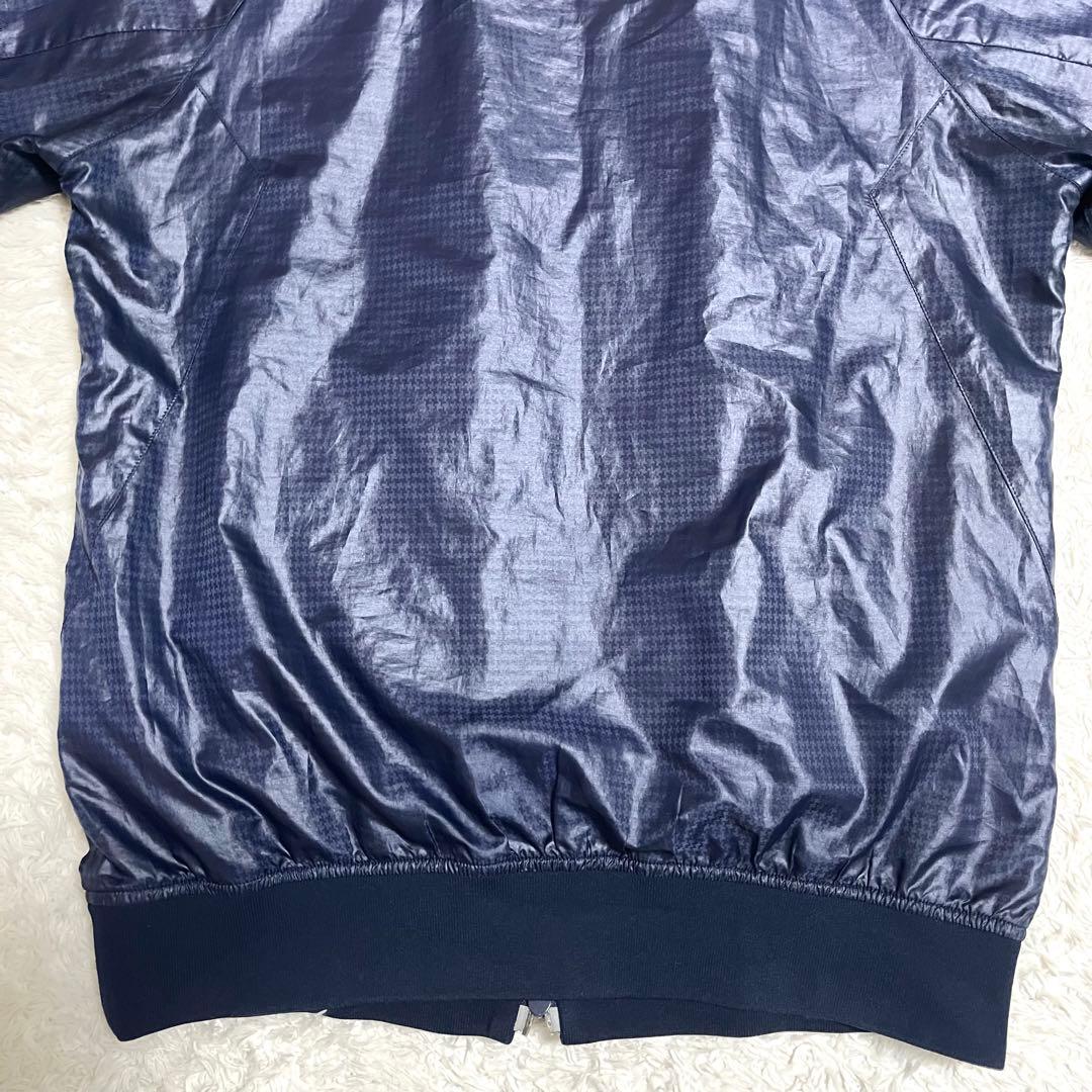 ✨入手困難✨パーリーゲイツ ナイロンジャケット 千鳥格子 ロゴ Lサイズ 蓄熱