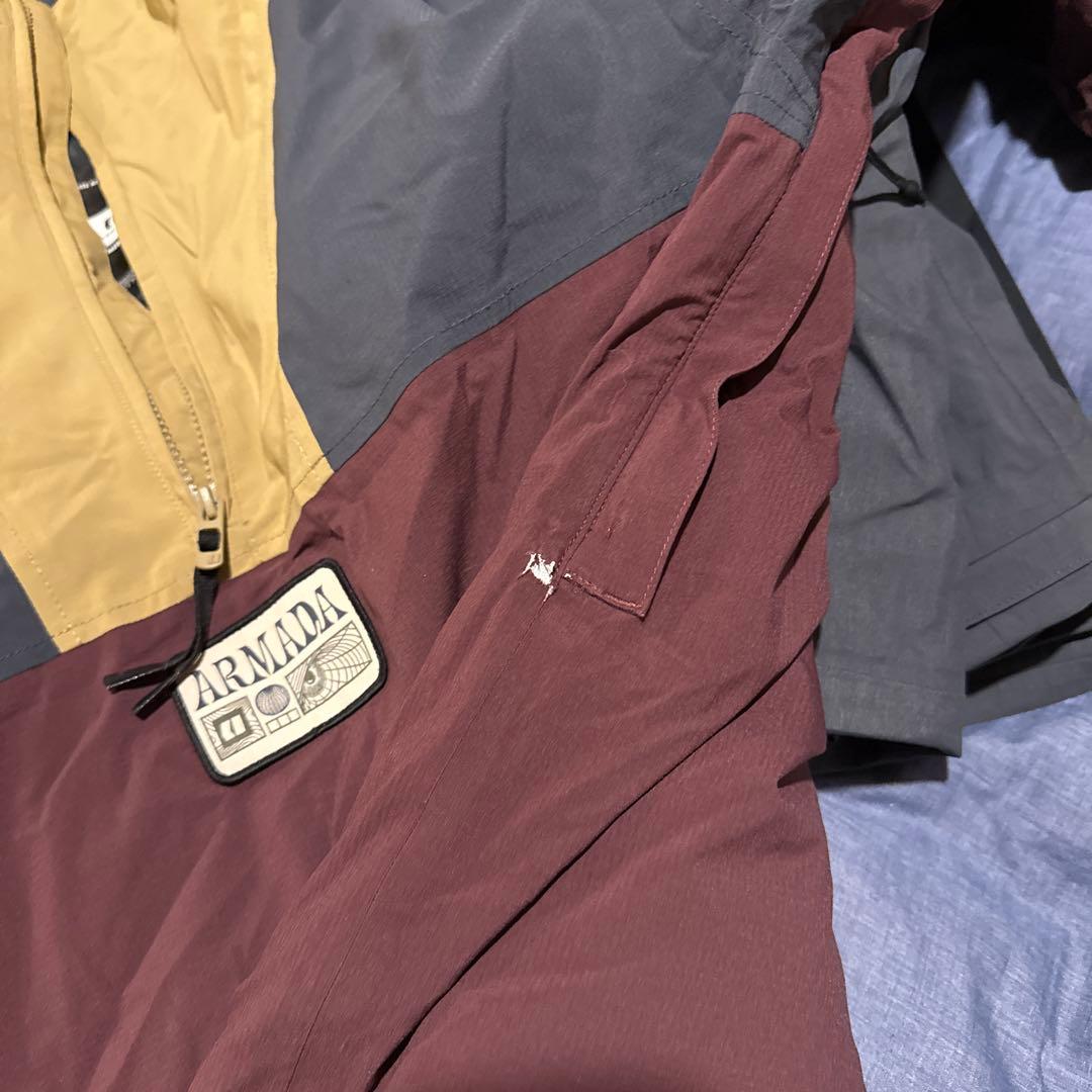 【1月SALE】ARMADA アノラックジャケット・ビブパンツセット M