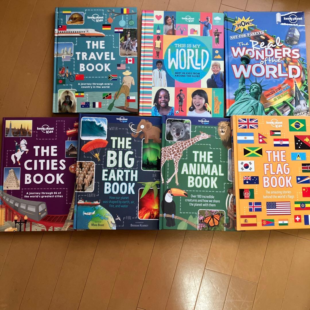lonely planet kids 英語洋書大型図鑑の7冊セット